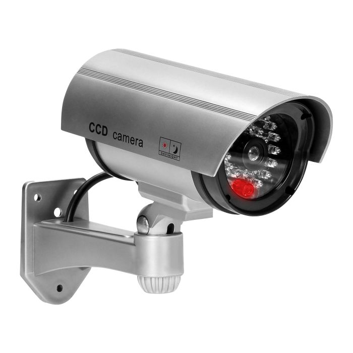 Camera de supraveghere falsa VIRONE CD-3/G, 2 x AA, dioda LED, gri