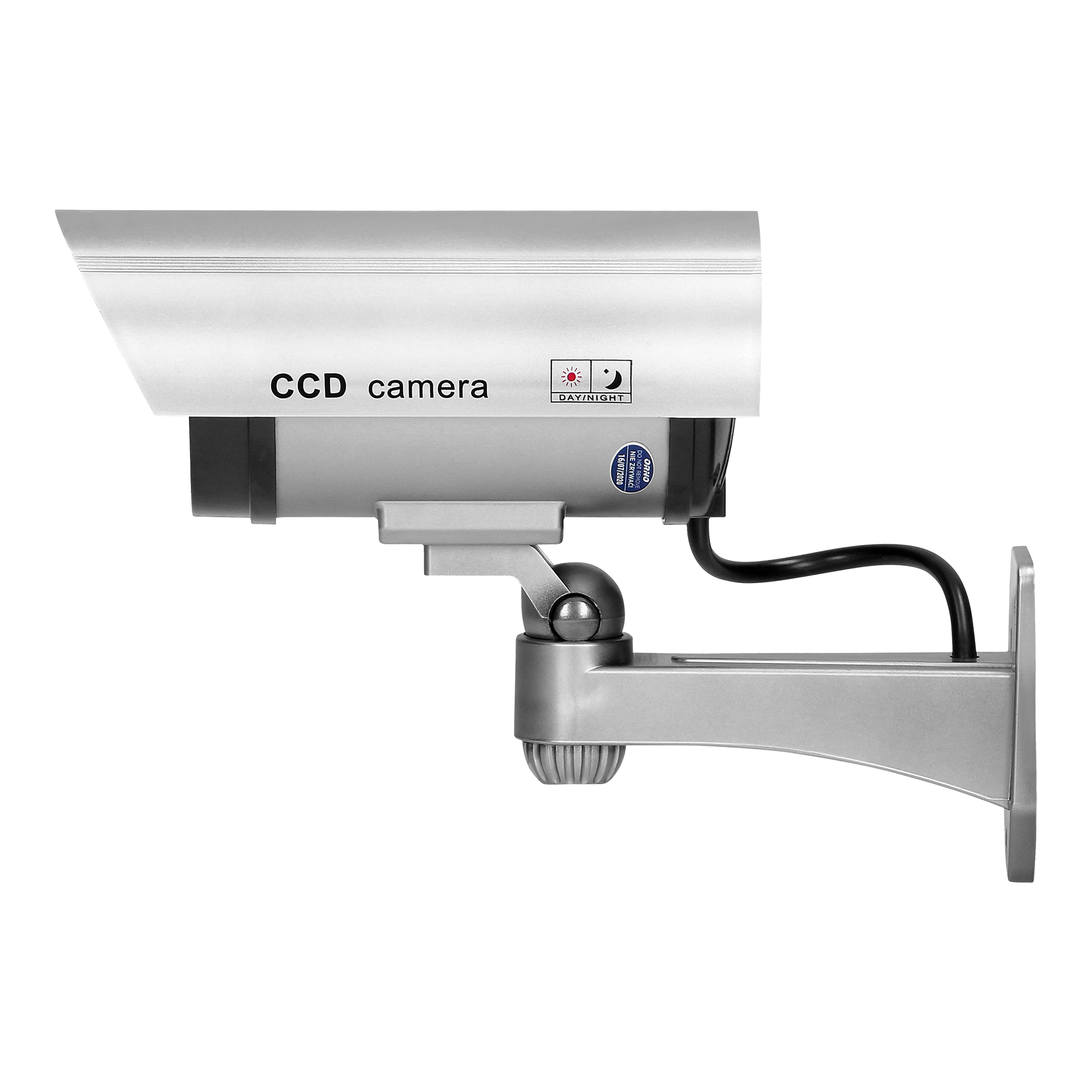 Camera de supraveghere falsa VIRONE CD-3/G, 2 x AA, dioda LED, gri