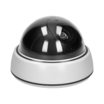 RESIGILAT- Camera supraveghere falsa VIRONE CD-7, LED, 3 x AA, IP20, alb