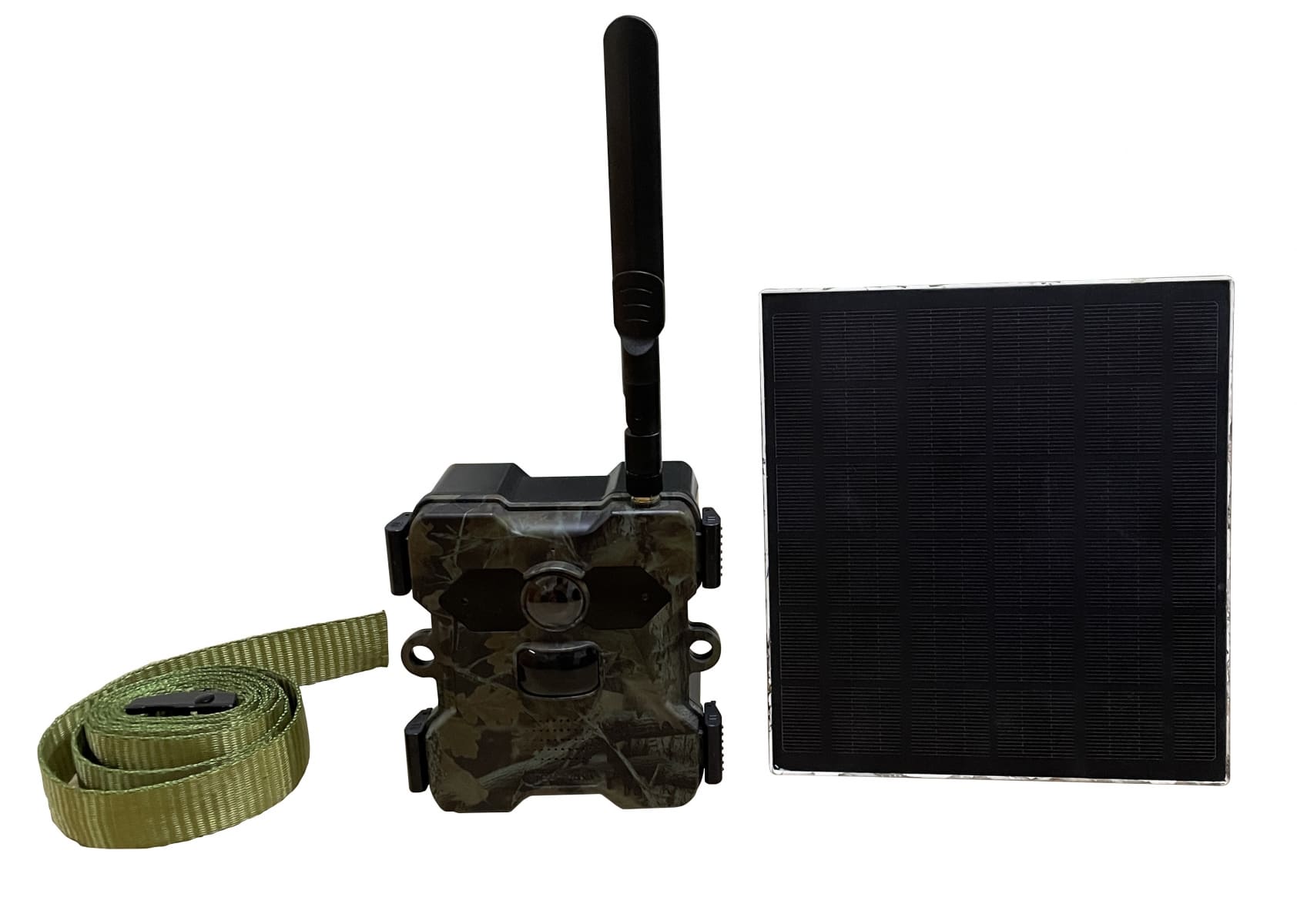 Camera de supraveghere Wildcam Technaxx TX-189 + Panou Solar, 4G, Nano SIM, FullHD 1080p, baterie 18000 mAh, senzor PIR, IR, IP66, aplicatie mobila, microSD, microfon, difuzor, camuflaj