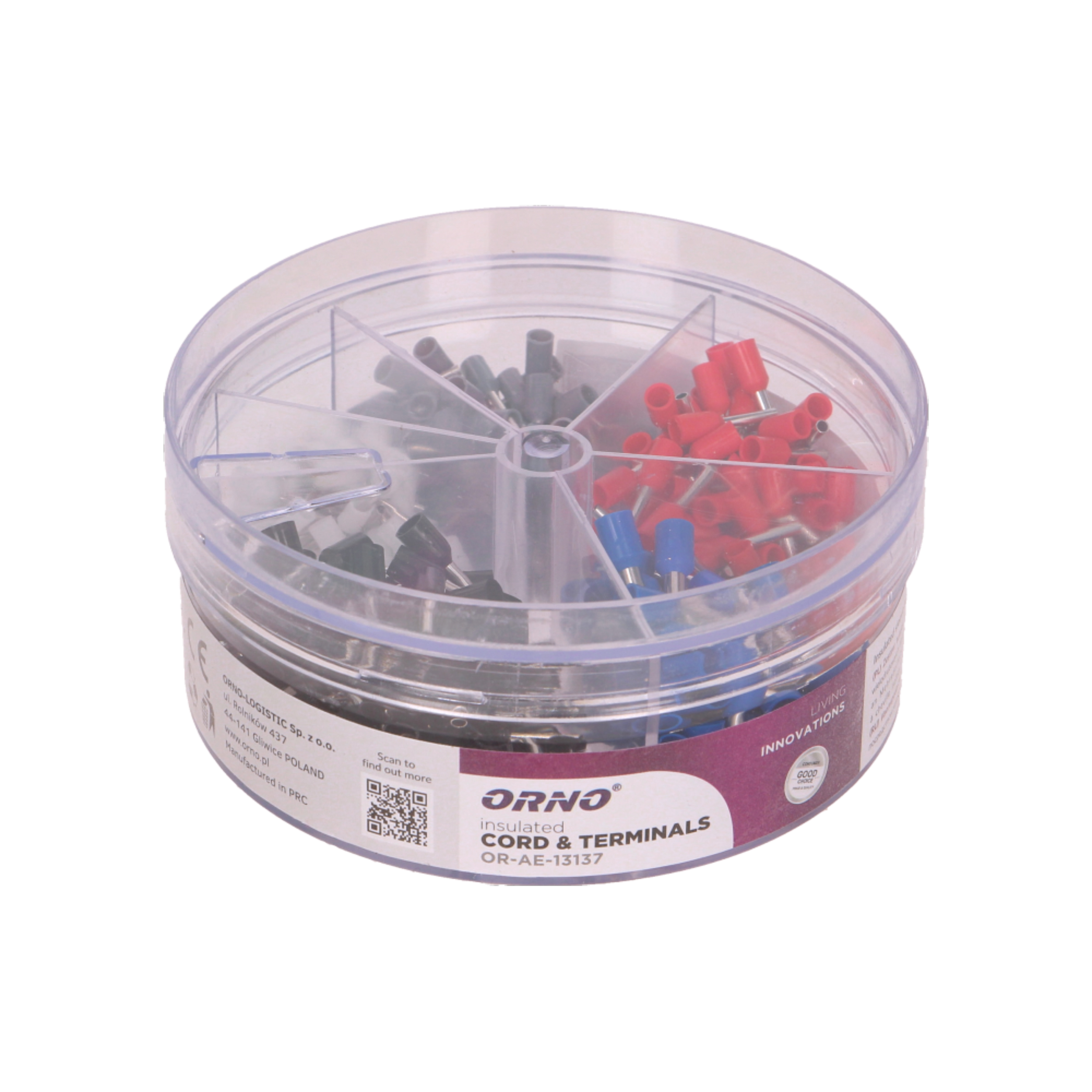 Set pini sertizare terminali/capat 0.50mm - 2.50mm, 400 buc/set
