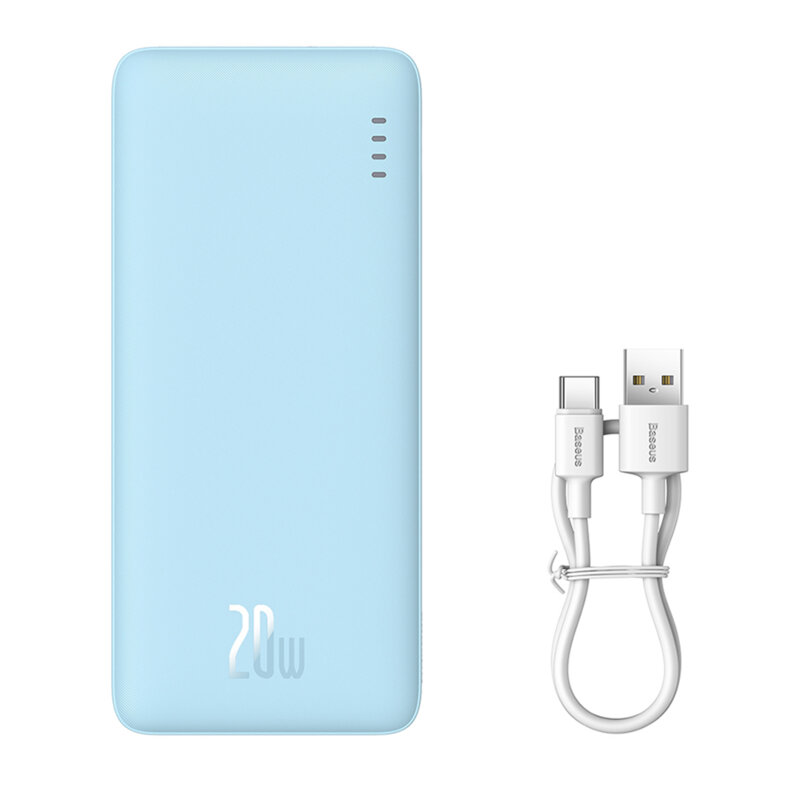 Power Bank Baseus P10022801313-00, 10000mAh, 20W, Albastru