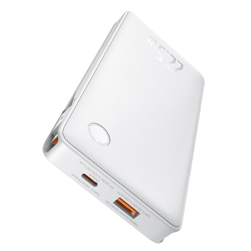 Power Bank Baseus P10067501213-00, 10000mAh, 22.5W, Alb
