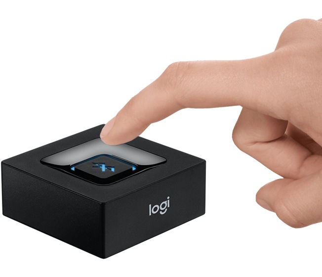 Adaptor audio bluetooth Logitech, 2 x RCA, Negru