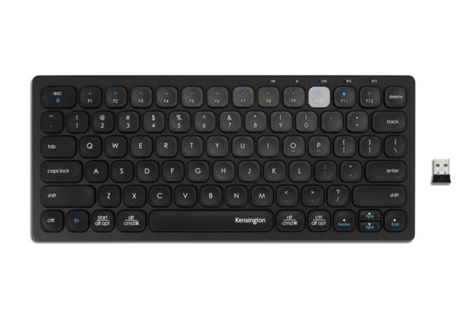 Tastatura Kensington, Wireless, conectiune multipla, 2.4Ghz + Bluetooth, Negru, "K75502Uk"