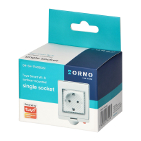 Priza smart Wi-Fi, IP55, 16A, 230V, sina montare, gri