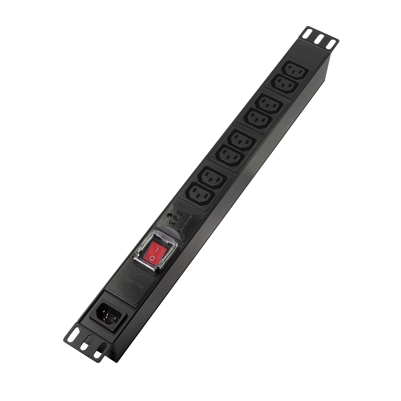 Prelungitor, LogiLink, 19 inchi, Negru