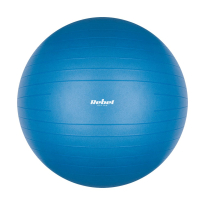 Minge fitness REBEL ACTIVE, 65cm, antiderapanta, albastra, set cu pompa manuala