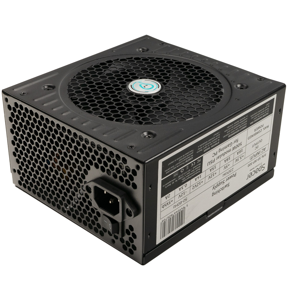 Sursa modulara Spacer SP-MP-500, 80 PLUS®, 500 W, BULK