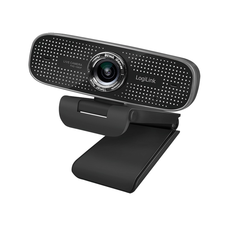 Camera Web Logilink Senzor. 1080p Full-Hd Cu Rezolutie Video 1920x1080microfon Dual, Cablu 1.6m, Ua0378