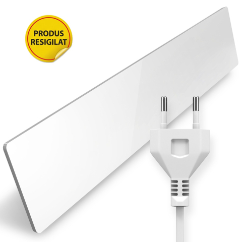 RESIGILAT - Aparat electric anti-mucegai Schimmel DRY M1, 45W, IP54, fara substante chimice/toxice, incalzire prin infrarosu, piatra ceramica, ideal pentru baie/dormitor/living/bucatarie, alb