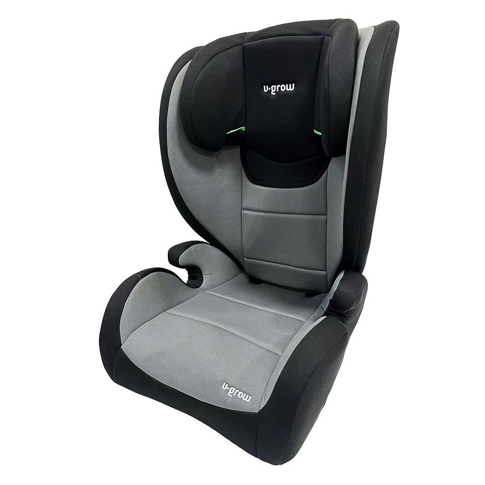Scaun auto U-Grow UG-HB59, i-Size 100-150cm, Isofix, gri/negru