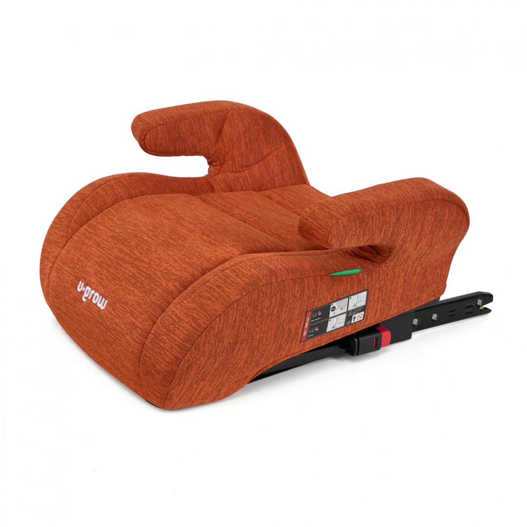 Inaltator auto U-Grow UG-HB53B-CRM, i-Size 125-150cm, Isofix, caramiziu