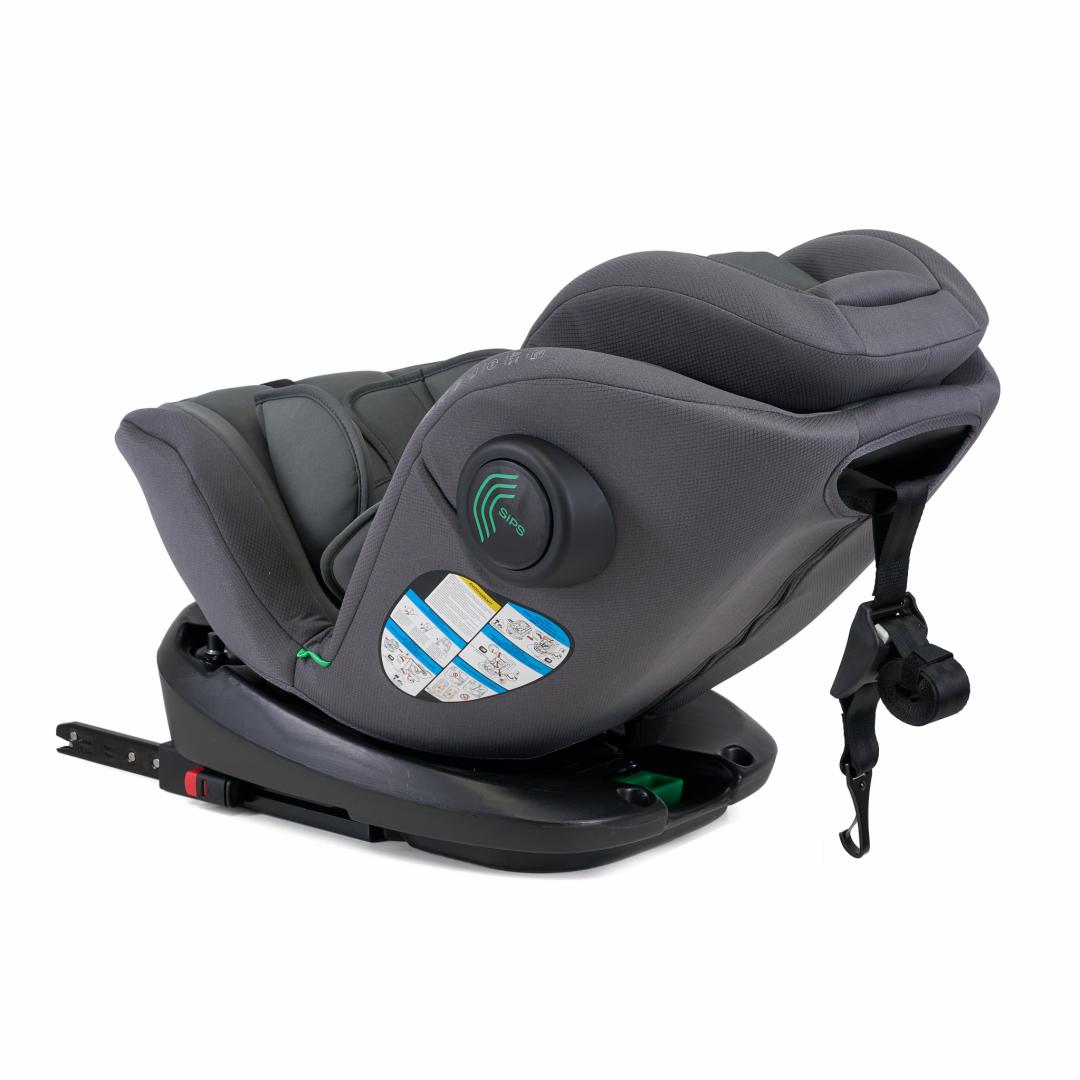 Scaun auto U-Grow Secure+ UG-HB51-GR, rotativ 360, 40-150cm, Isofix, gri