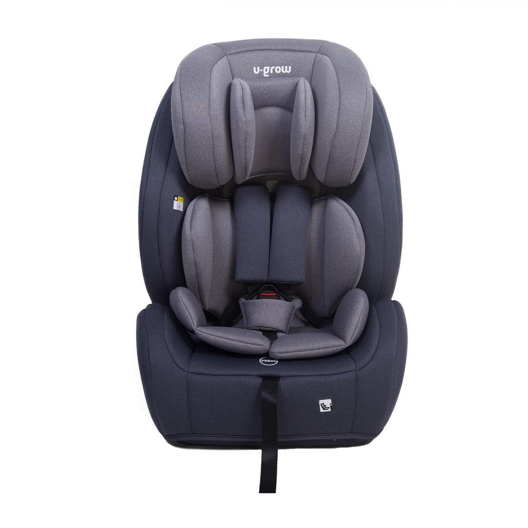 Scaun auto U-Grow UG-302IS-GR, 76-150cm, i-Size, Isofix, Top Tether, gri