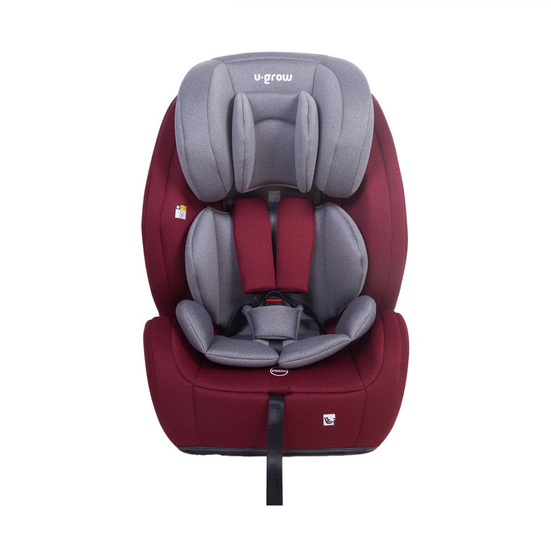 Scaun auto U-Grow UG-302IS-RD, 76-150cm, i-Size, Isofix, Top Tether, rosu