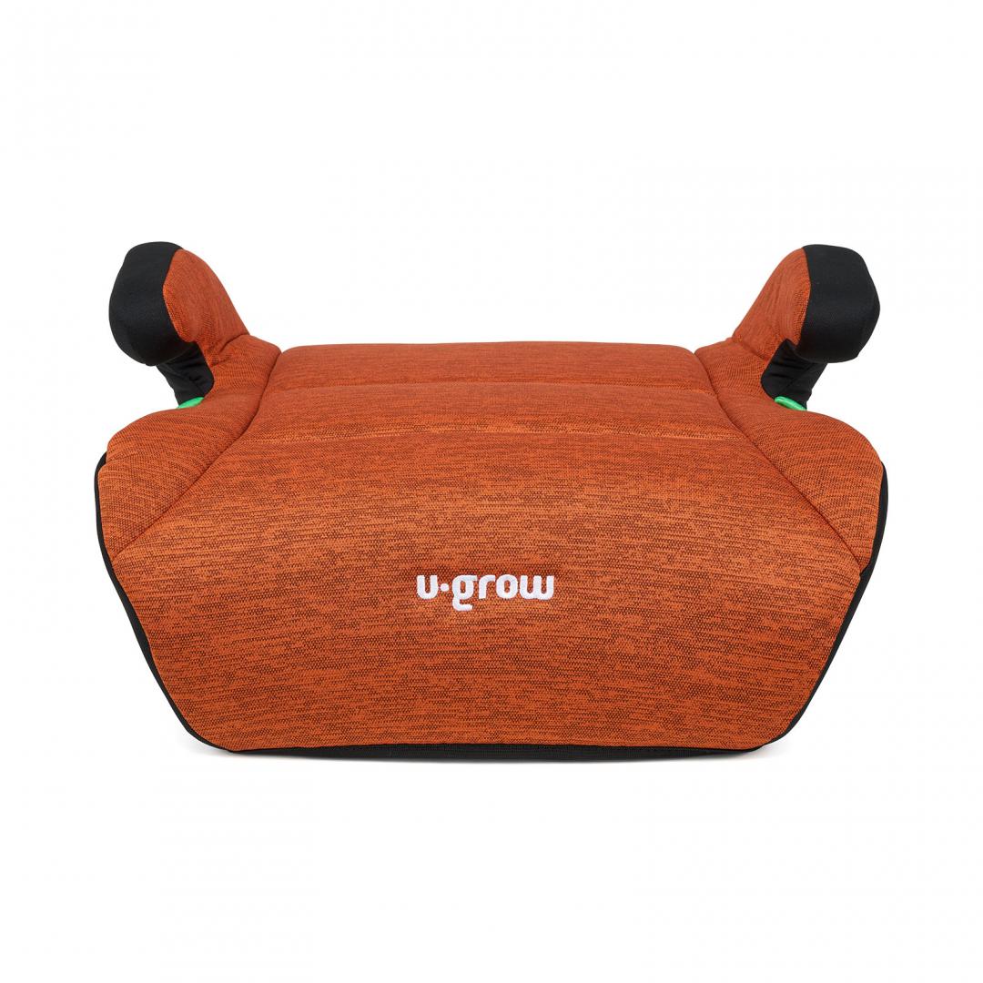 Inaltator auto U-Grow UG-HB56-BRICK, i-Size 125-150cm, R129, negru/caramiziu