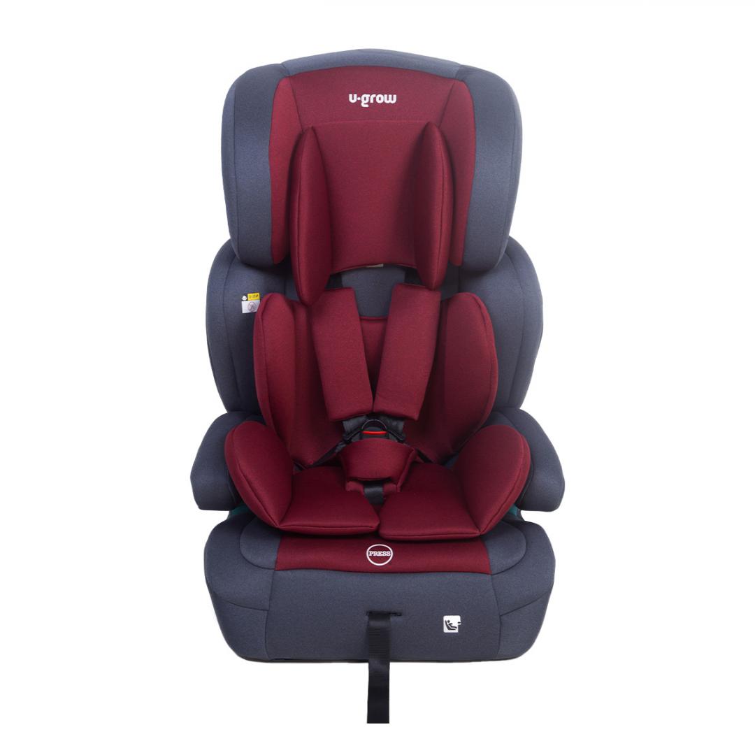 Scaun auto U-Grow UG-301ISO-RD, 76-150cm, i-Size, Isofix, rosu
