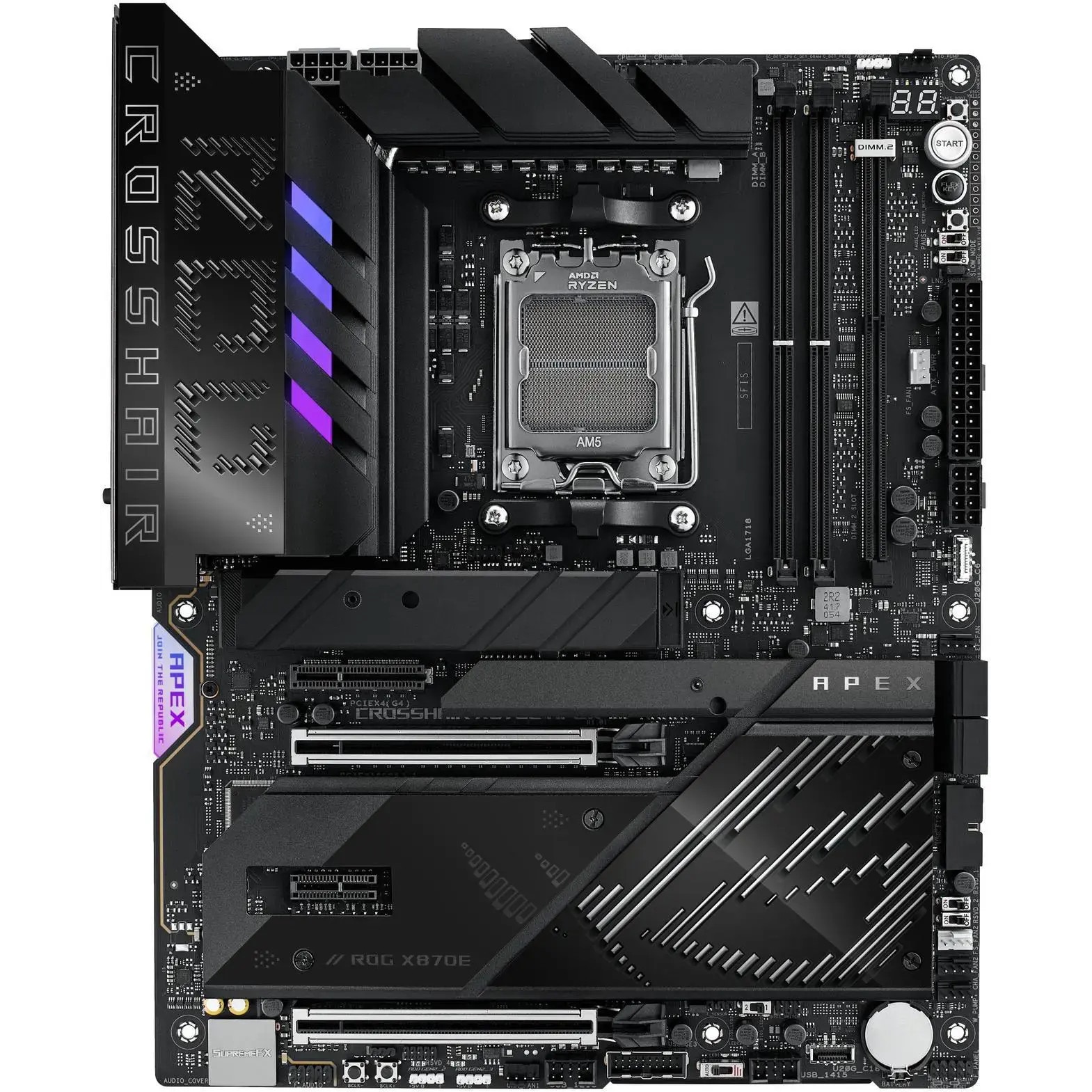 Placa de baza ASUS ROG CROSSHAIR X870E APEX WIFI AM5 DDR5 ROG-X870E-APEX