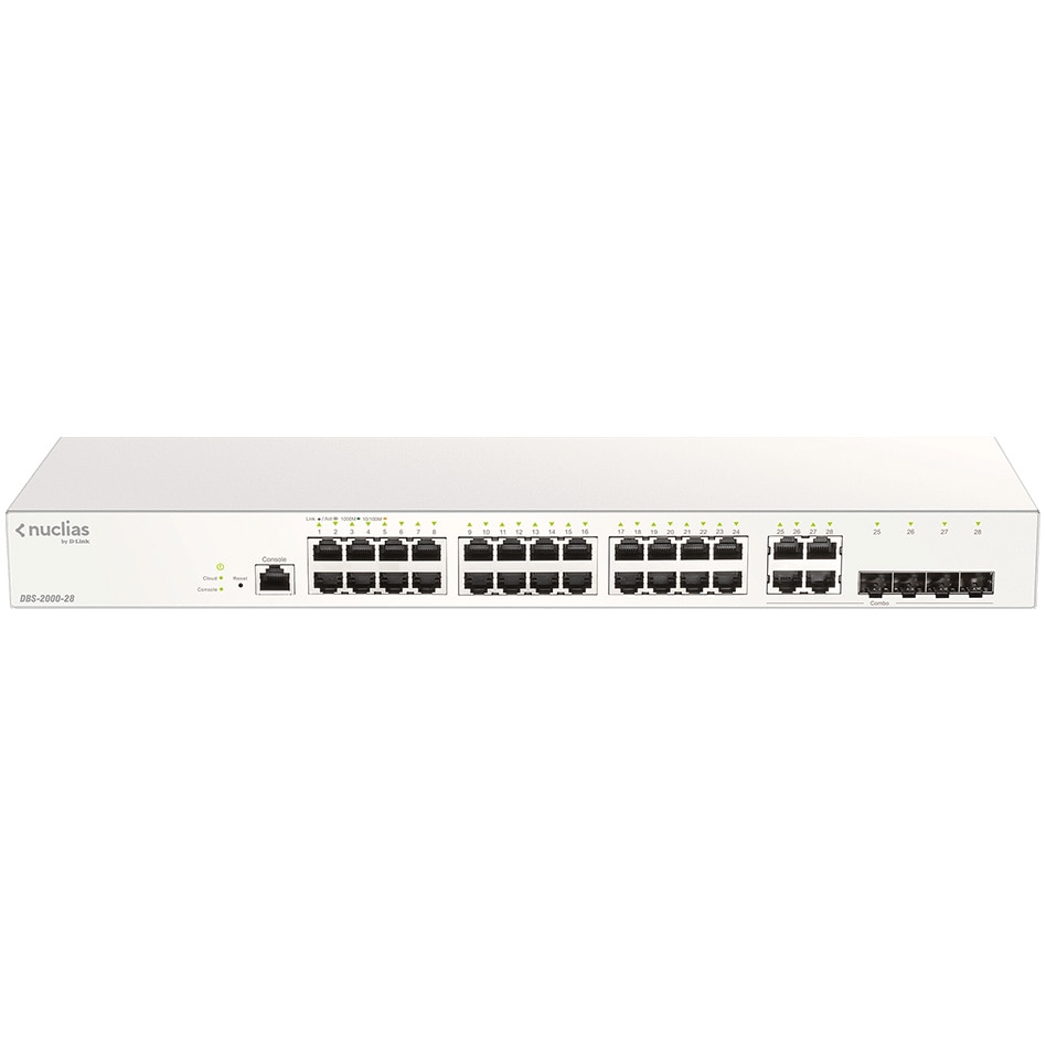 Switch D-Link DBS-2000-28 Nuclias, 28-Port Gigabit