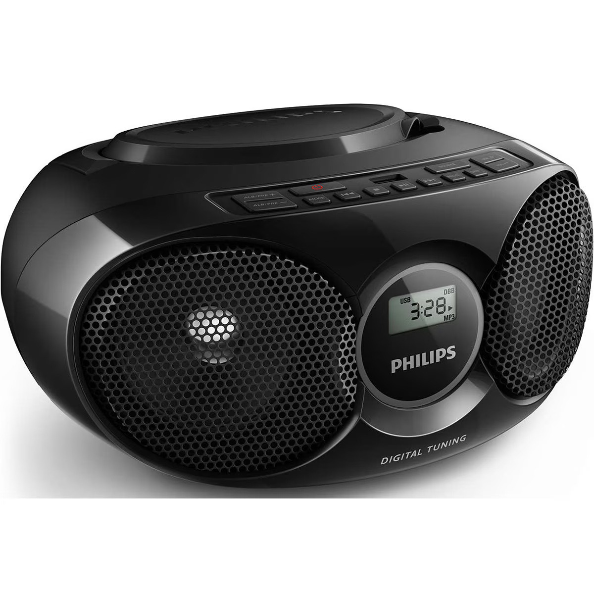 Resigilat Microsistem audio Philips, AZ318B/12, CD Player, tuner FM, USB, AUX, 3W