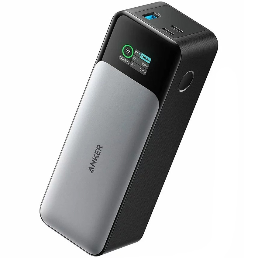 Baterie Externa 24.000mAh, 140W, 2x USB-C, USB-A, GaN Prime - Anker - Black