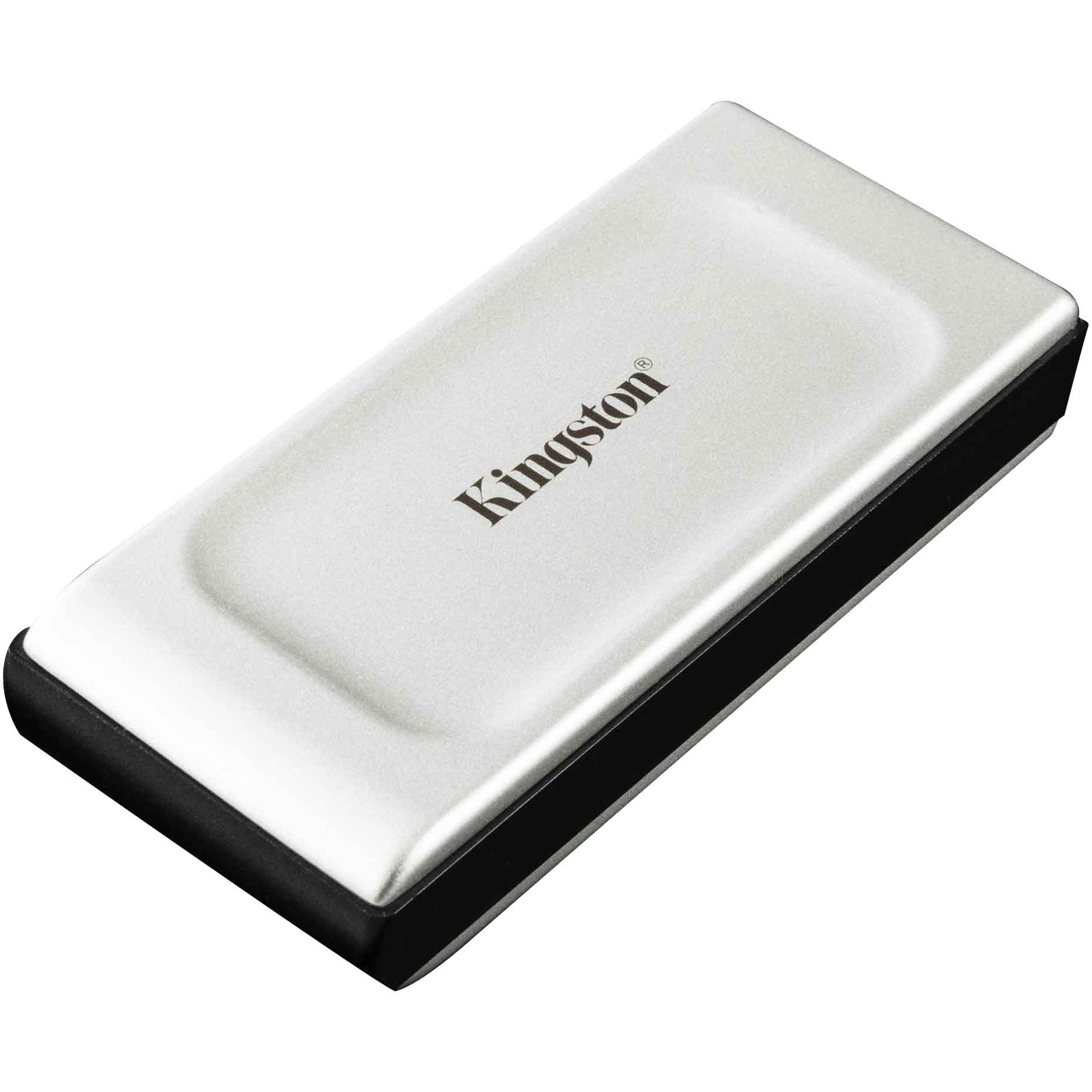SSD extern portabil Kingston XS2000, 500GB, USB 3.2, Argintiu
