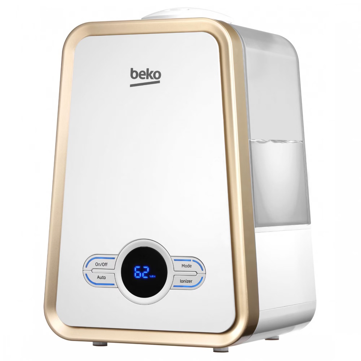 Resigilat Umidificator cu ultrasunete Beko ATH7120, rezervor 3 l, 250 ml/h, Senzor de umiditate, Ionizare, Afisaj digital