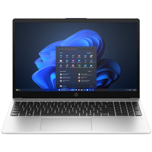 Laptop HP 250R G10, Intel Core i5, 16 GB RAM, 512 GB SSD, Silver, 39.6 cm (15.6") Full HD, argintiu