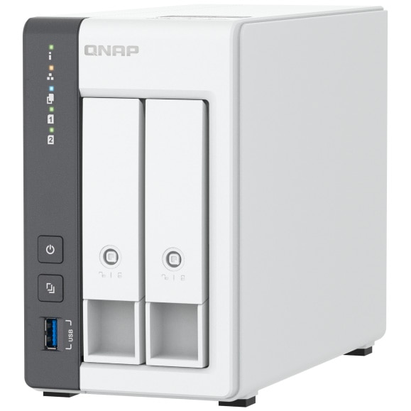 Network Attached Storage QNAP TS-216G cu procesor ARM 4-core Cortex-A55 2GHz, 2-Bay, 4GB, Port 2.5GbE