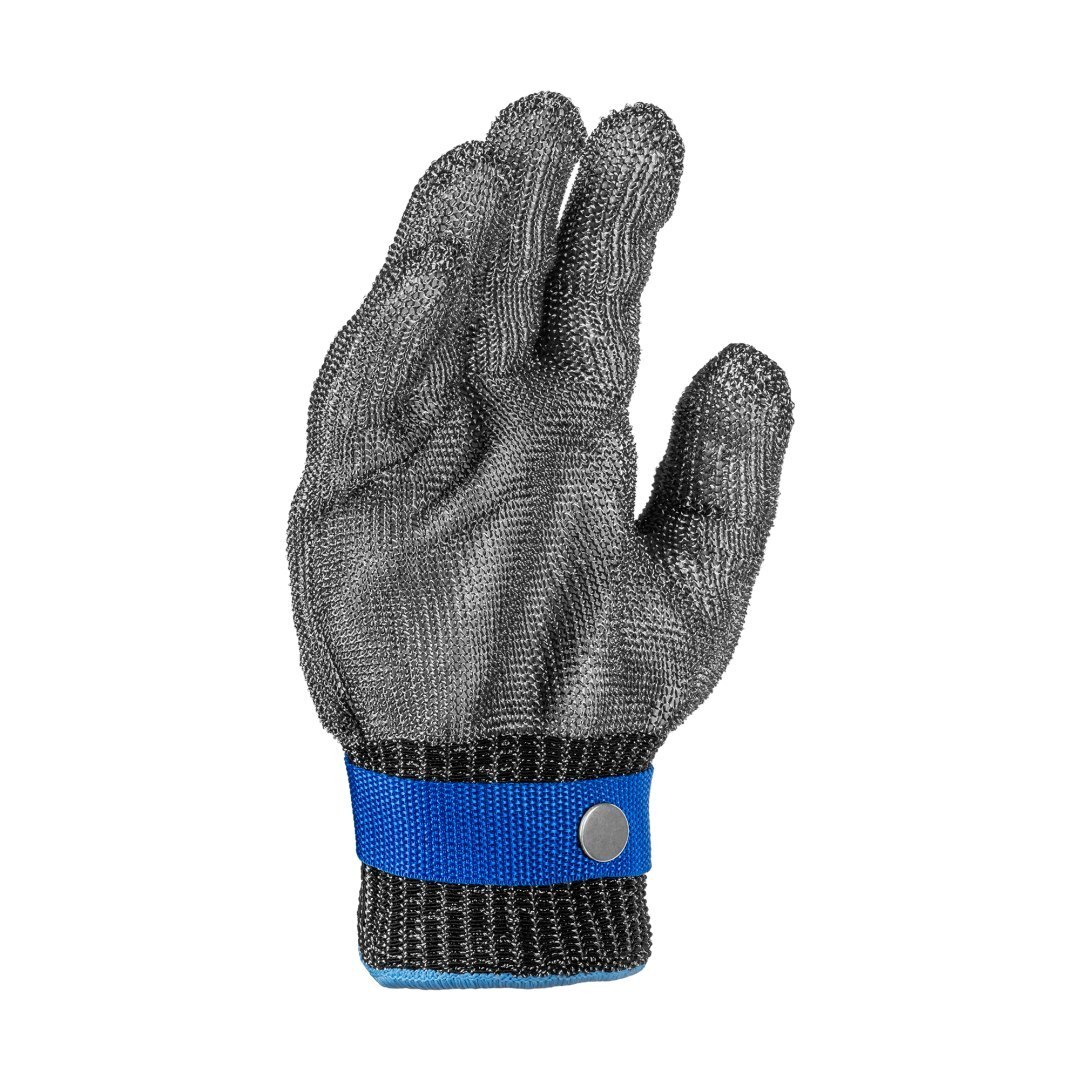 Manusi de protectie Rebel, set 2 buc, marimea L, bumbac si inox, antiperforare