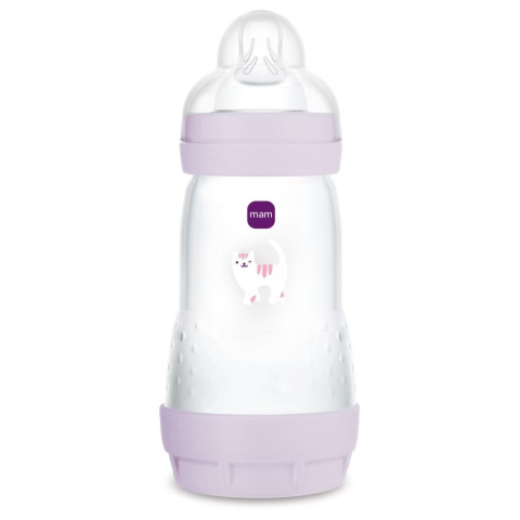 Biberon Anticolic 260ml, MAM, pentru fetite, design Grounding in Nature