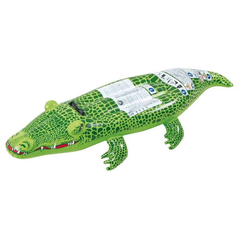 Saltea gonflabila, Jilong, Model- Crocodil, 142x68cm, Verde