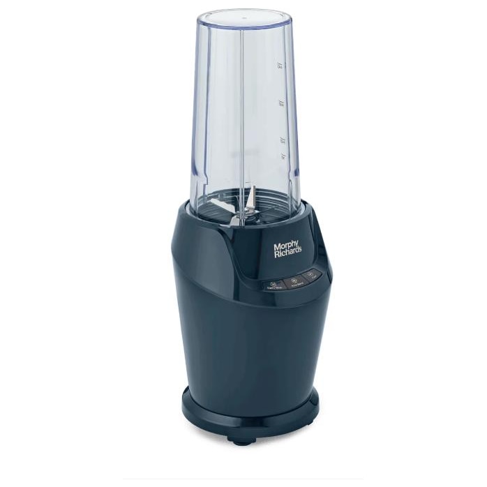 Blender Morphy Richards Compact MUC-BKS2V, 1000 W, Pahar 0.7 l si 0.5 l, Turbo, 3 presetari Albastru