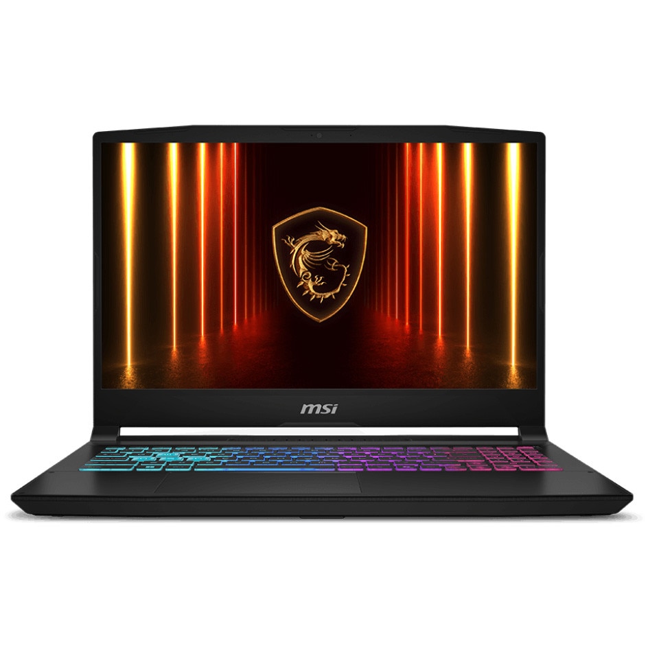 Laptop Gaming MSI Katana 15 HX B14WEK cu procesor Intel® Core™ i7-14650HX pana la 5.2GHz, 15.6" QHD, 165Hz, 16GB DDR5 RAM, 512GB SSD, NVIDIA® GeForce RTX™ 5050 GDDR7, No OS, Black