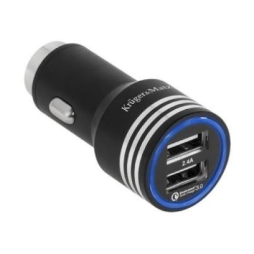 Alimentator auto 2 X USB QUICK CHARGE 3.0 Kruger&Matz