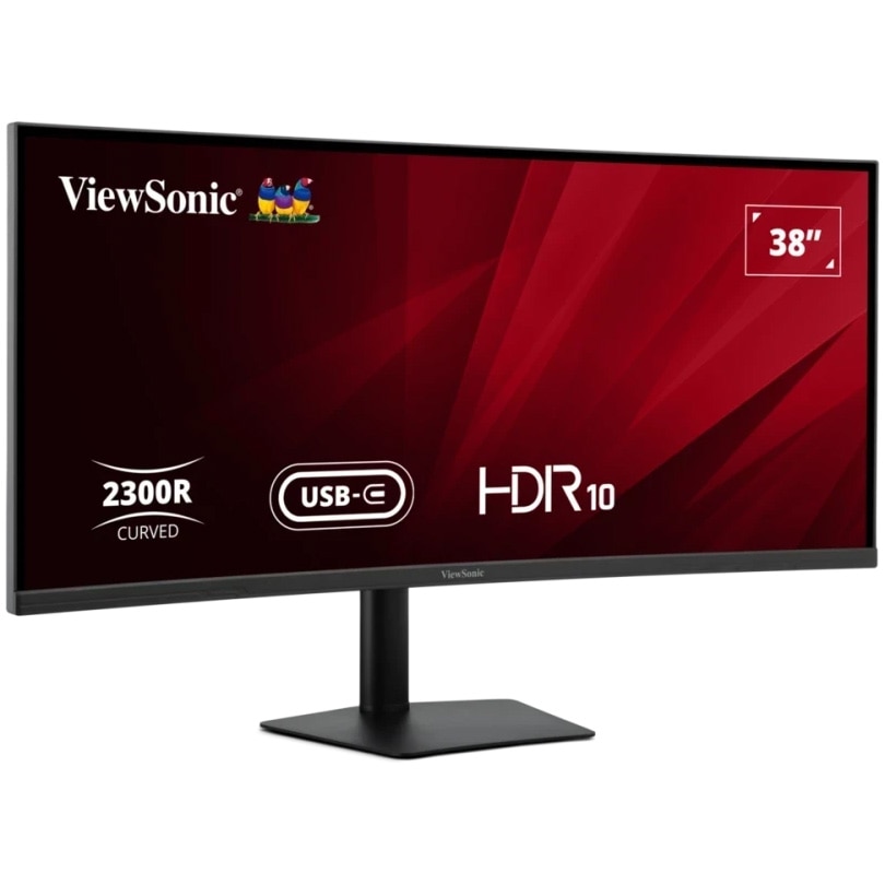 Monitor LED ViewSonic VA3820C, 75Hz, UWQHD+, USB-C, HDMI, DisplayPort, Negru