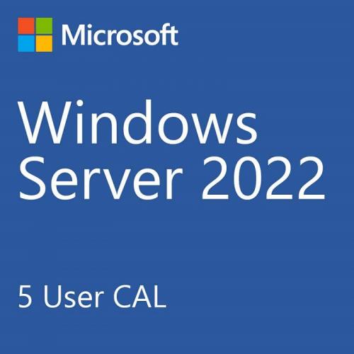 Licenta Microsoft Windows 2022 Server, Engleza, 5 CAL User