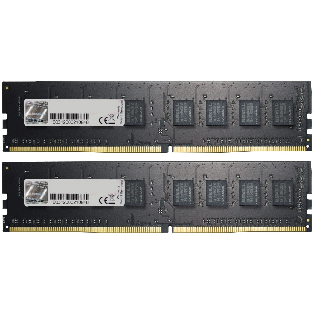 Memorie G.SKILL Value, 16GB(2x8GB) DDR4, 2666MHz CL19, Dual Channel Kit