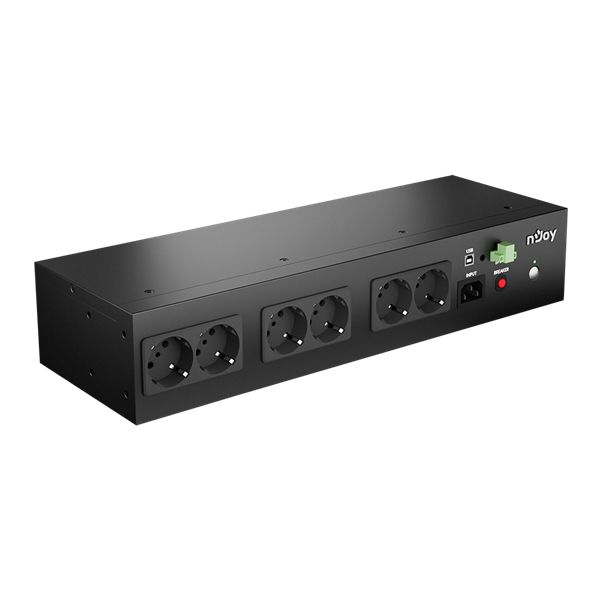 Sursa neintrerupta nJoy, Theron 800 LCD 800VA, 8xSchuko, USB, UPCMRSS680TTRCG01B