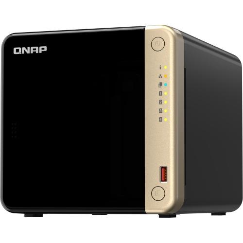 Network Attached Storage Qnap TS-464 cu procesor Intel® Celeron® N5095 2.9Ghz, 4-Bay, 8GB DDR4, 1 port 2.5G, 2 porturi USB 2.0, 2 porturi USB 3.2 Gen 2