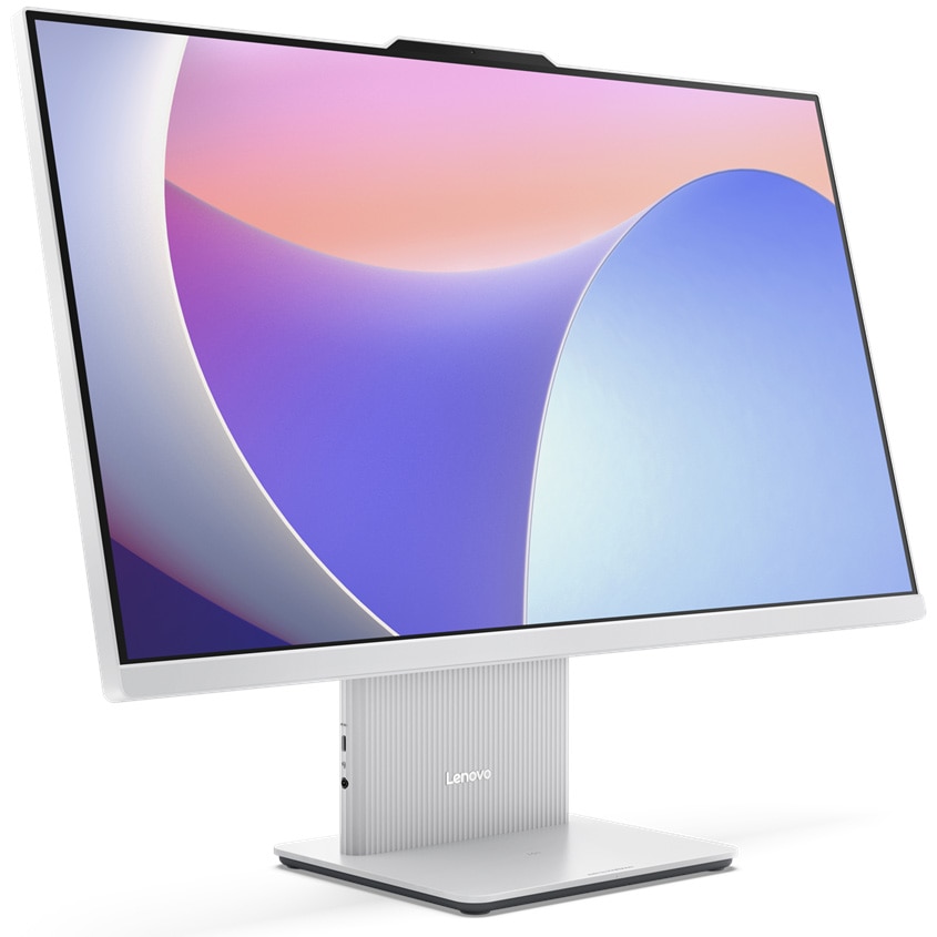 Sistem All-in-One Lenovo IdeaCentre AIO 27ARR9 cu procesor AMD Ryzen™ 5 7535HS pana la 4.55GHz, 27" Full HD, IPS, 16GB DDR5, 512GB SSD, AMD Radeon™ 660M Graphics, No OS, Cloud Grey