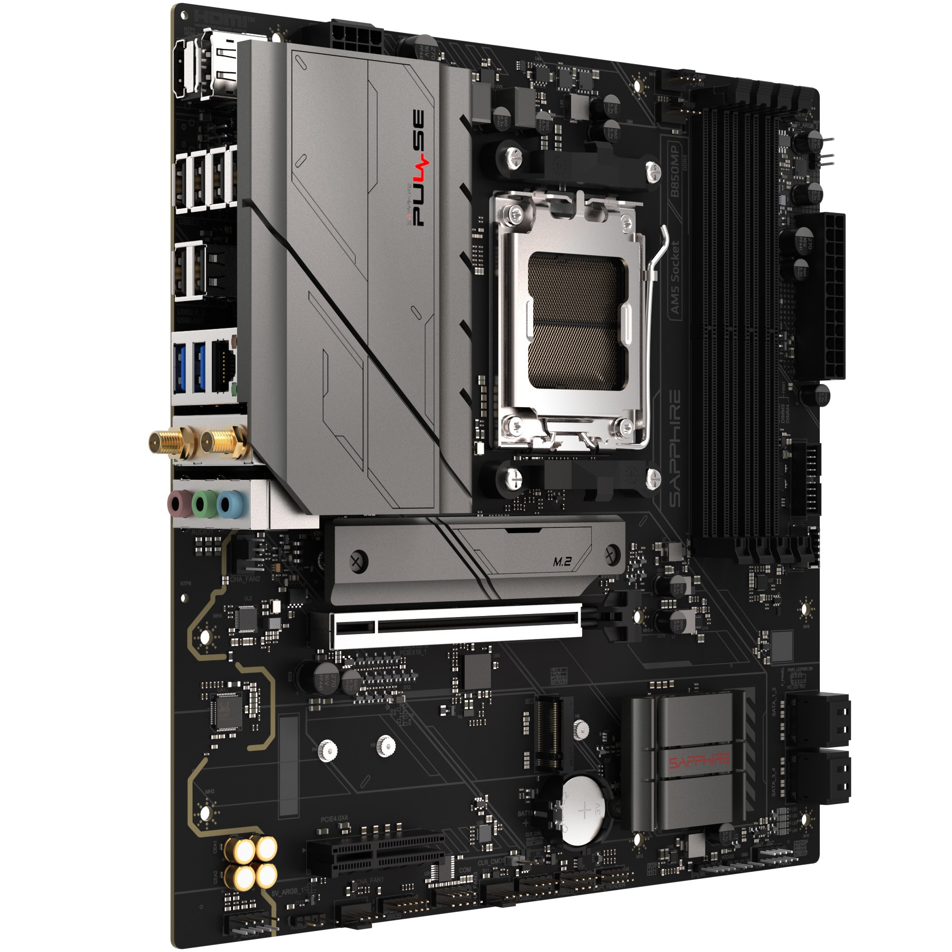 Placa de baza SAPPHIRE PULSE B850M WIFI, Socket AM5