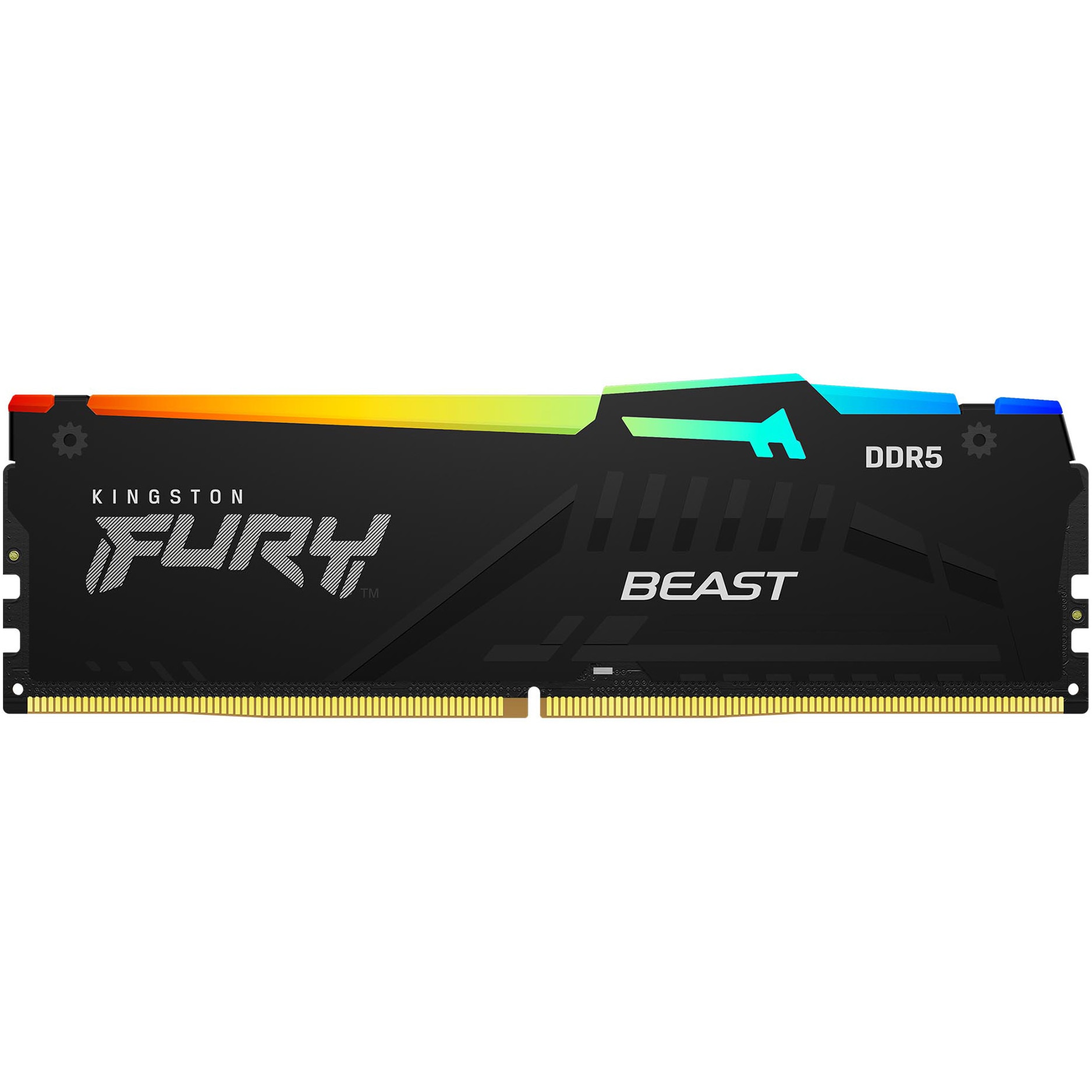 Memorie Kingston FURY Beast Black RGB EXPO, 32GB (2x16GB) DDR5, 6000MT/s, CL30