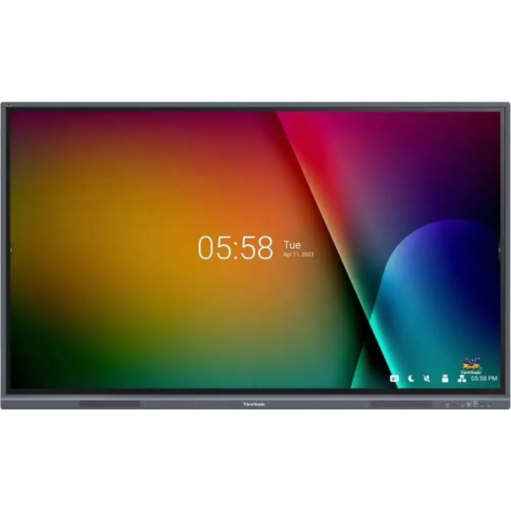 Tabla interactiva ViewSonic IFP6533-G, 65", touchscreen, 350 cd/m², Android 11, negru