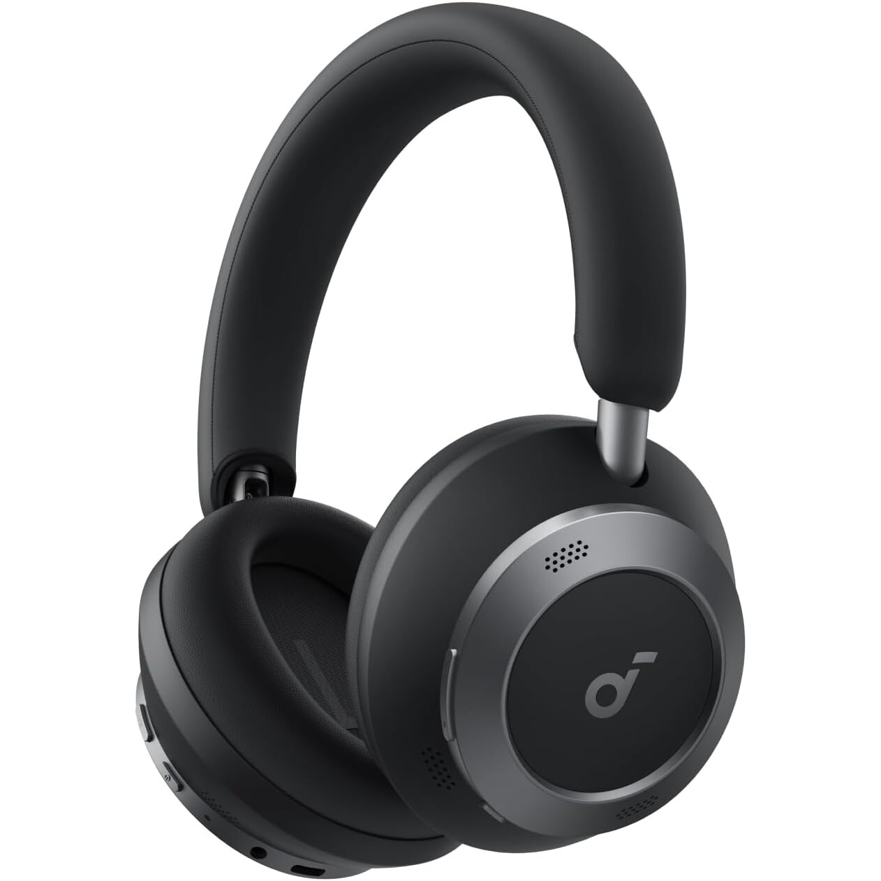Casti Wireless Over-Ear Anker Soundcore Space One Pro, Adaptive Active Noise Cancelling, Hi-Res, 6 Microfoane, Bluetooth 5.3, Negru