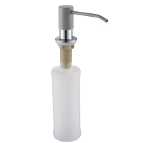 Dozator de sapun lichid ALVEUS, granit beton G81, pentru incorporare, 250 ml