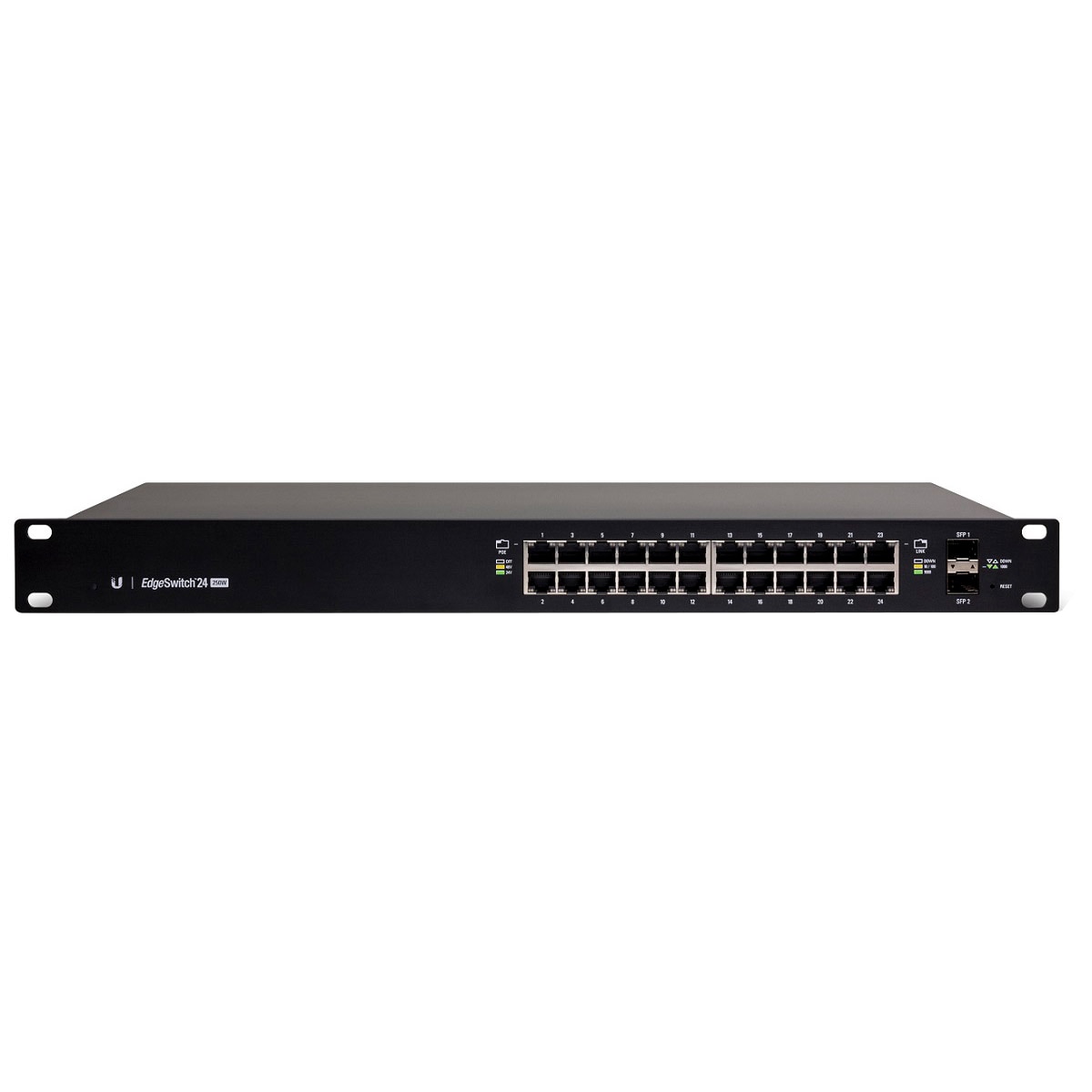 Switch Ubiquiti ES-24-250W EdgeSwitch PoE+ 24 (250W), 24 ports 10/100/1000 RJ45, 2 ports 1 Gbps SFP