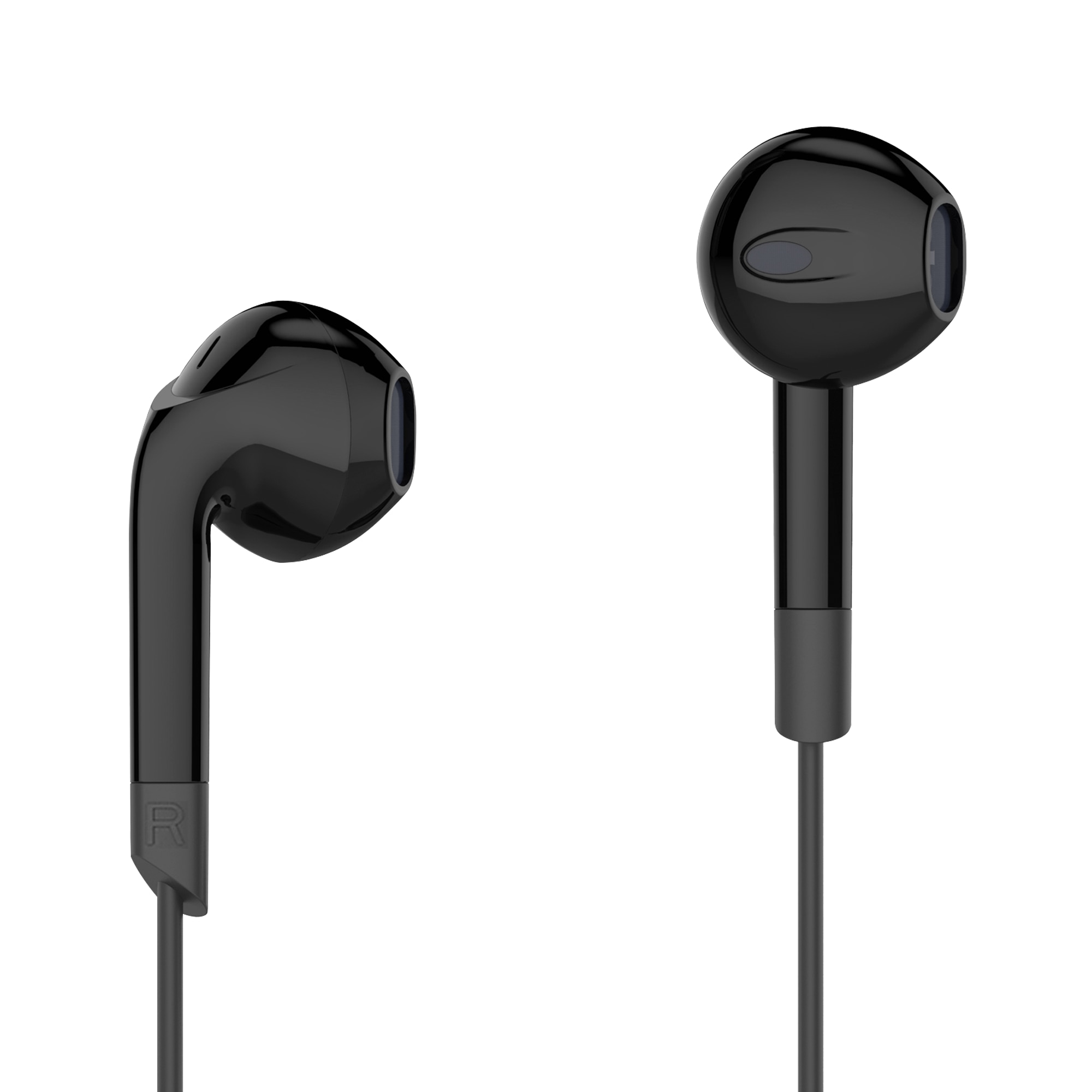 Casti in ear cu fir USB-C Kruger&amp;Matz C2 cu microfon KMPC2, negru