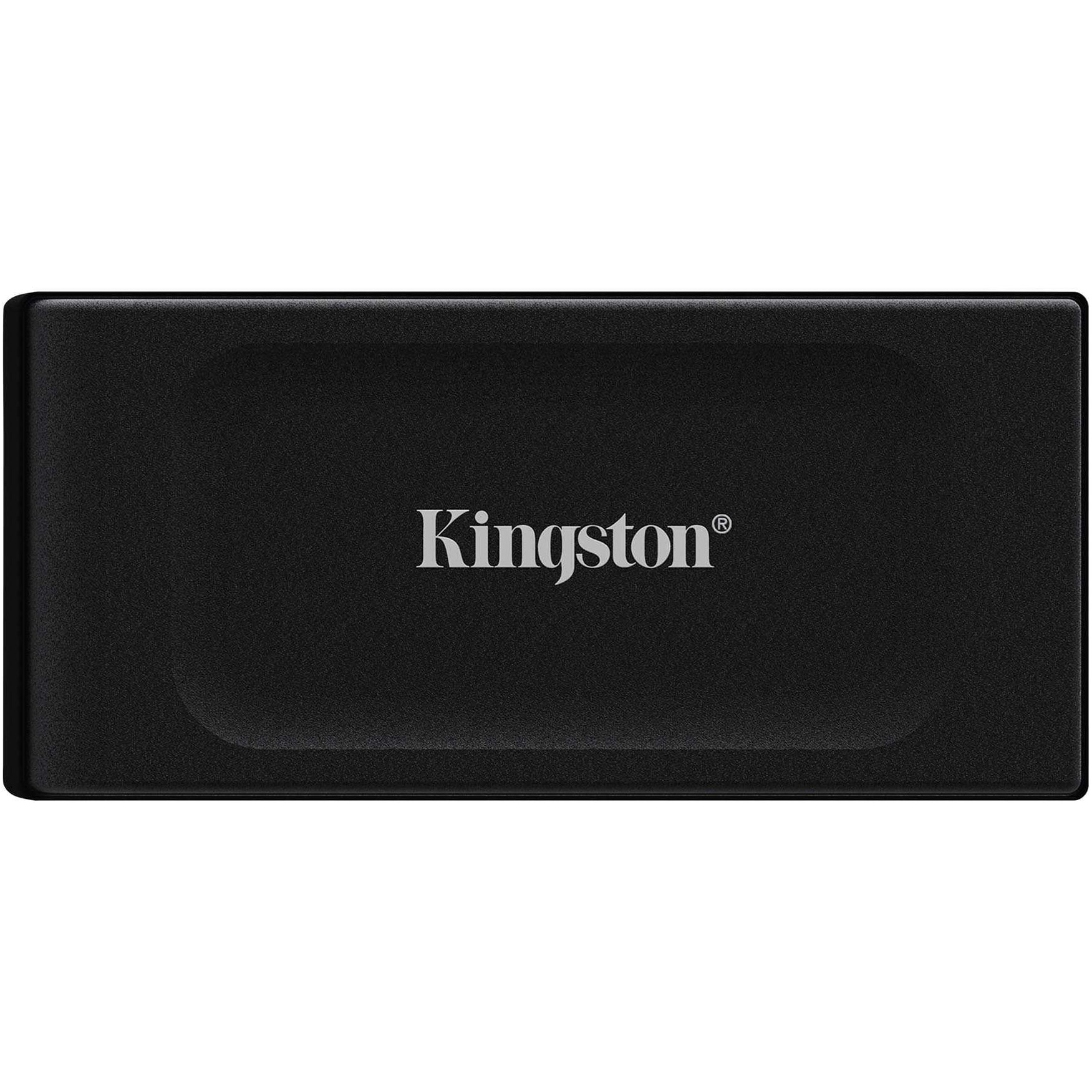 SSD extern portabil Kingston XS1000, 1TB, USB 3.2, Negru